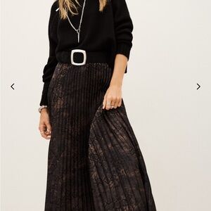 ba&sh Black Maxi Skirt